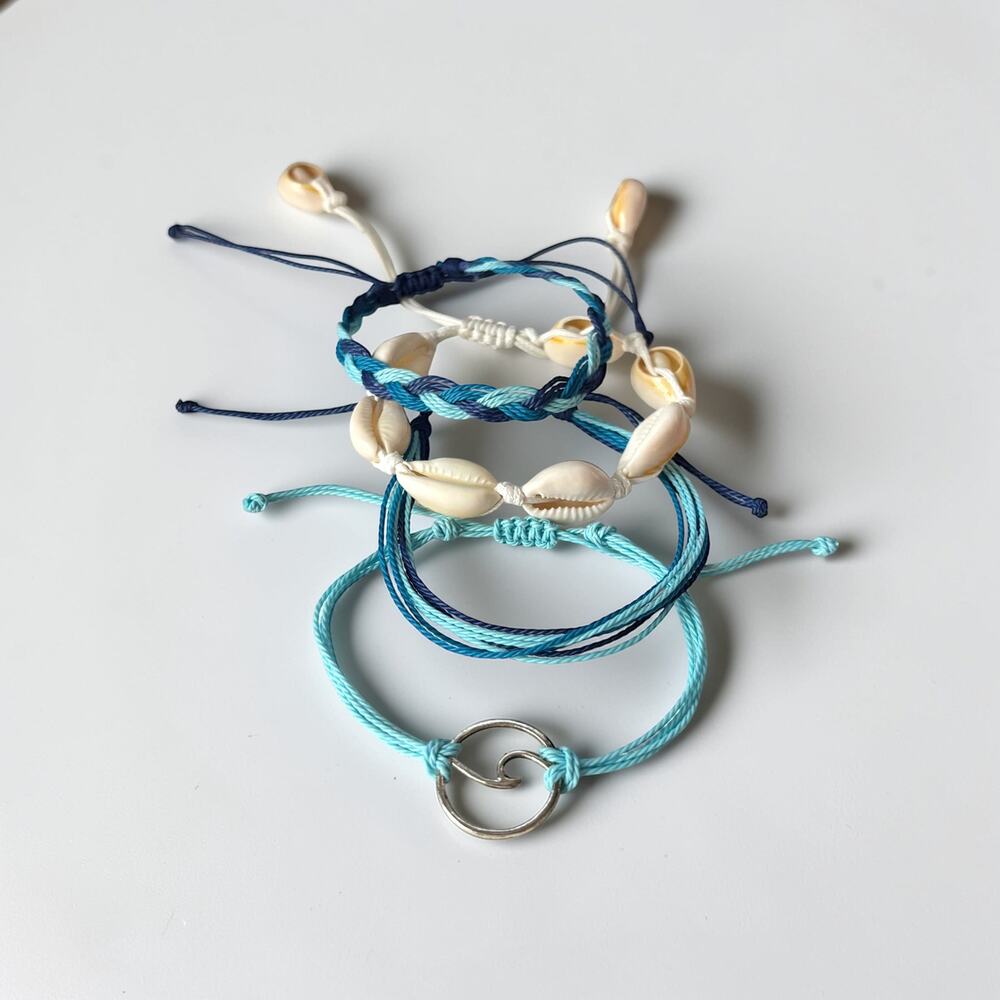 Boho Multilayer Shell Rope Bracelet Set - Picture 9 of 9